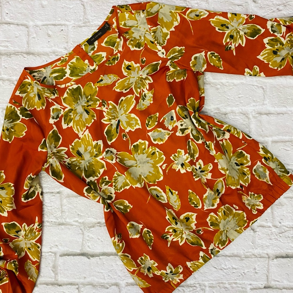 The Limited blouse with elastic waistband